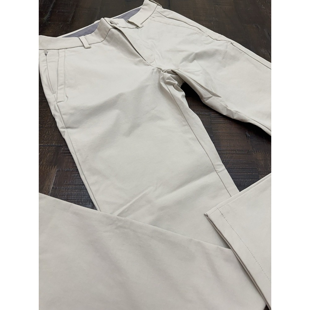 Vineyard Vines On-The-Go Pants Mens 28x32 Beige Stretch Chino Travel Golf